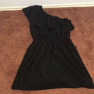 One shoulder mini dress